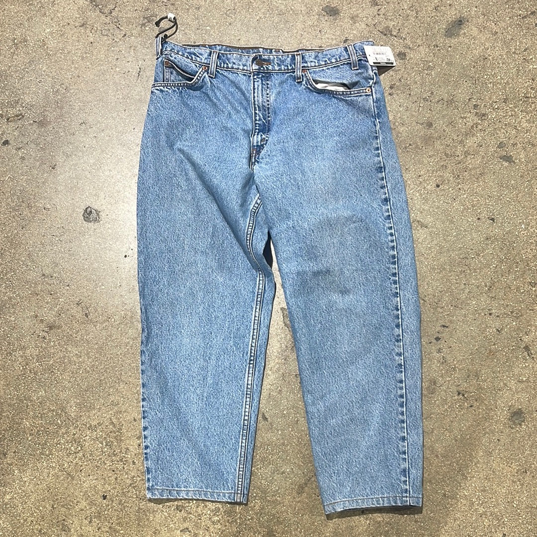 Levis Orange Tab 550 Relaxed Fit Denim Jeans - Blue Size 36x30