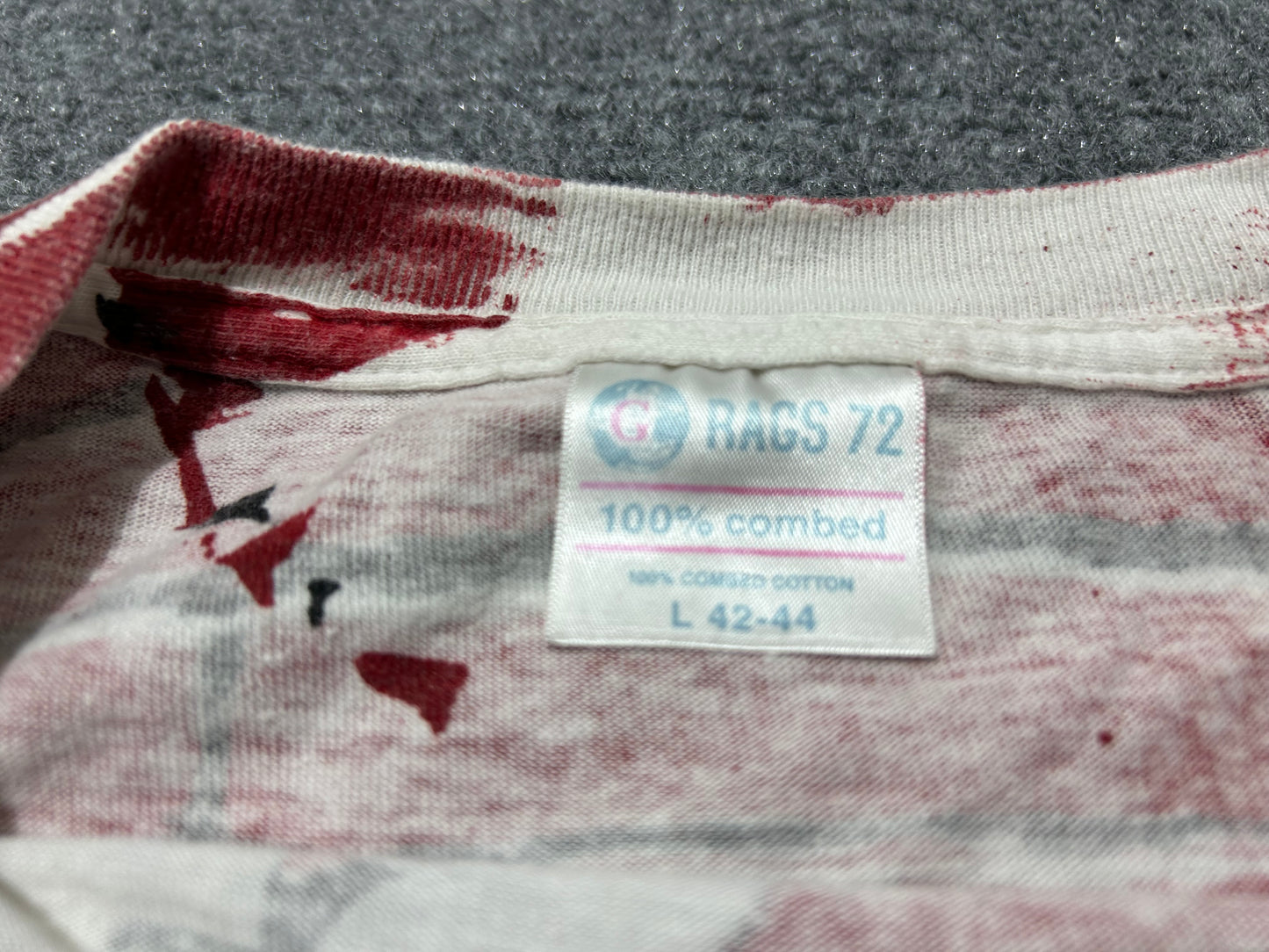Wanyes World Coolest T-Shirt AOP Tee - Red Size Large (con)