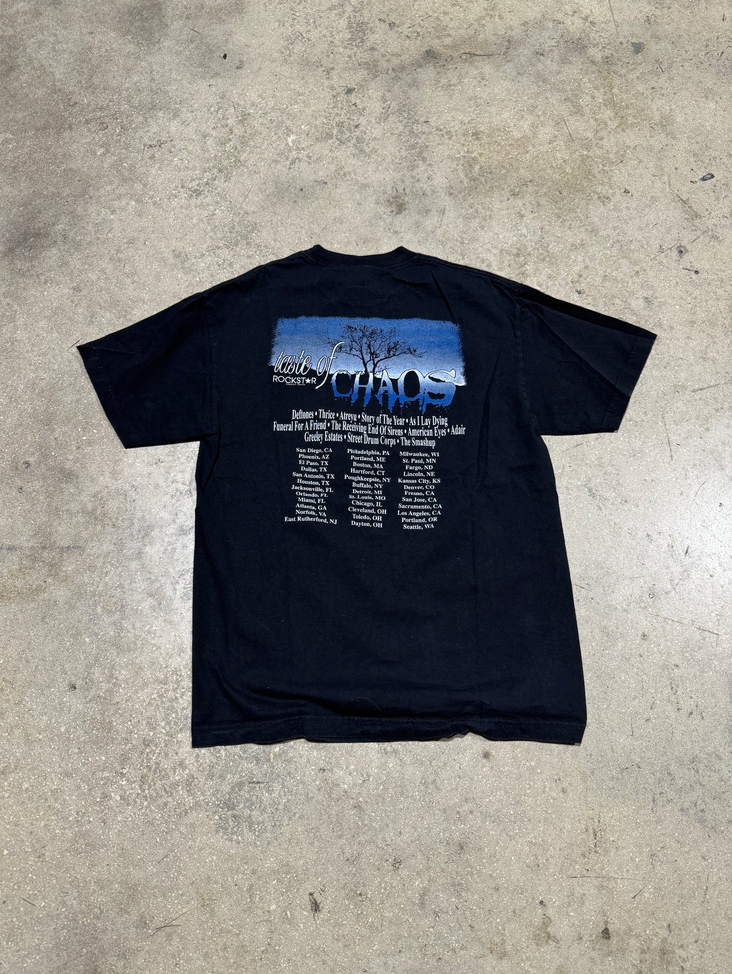 Taste Of Chaos Rockstar Festival Tee - Black Large