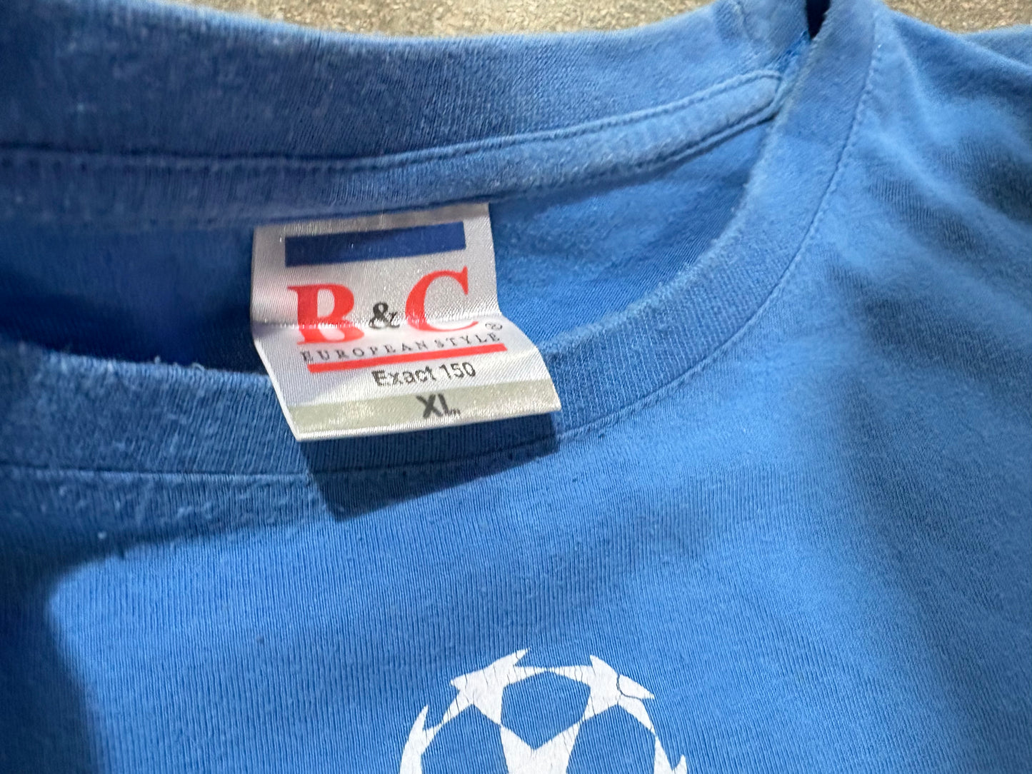 2006 Champions league Final Paris Tee - Blue Size XL