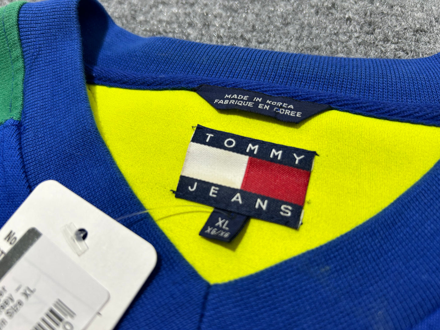 Tommy Hilfiger Sweater/Jersey - Blue/Green Size XL