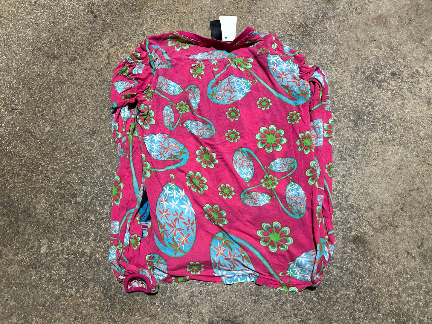 Custo Barcelona Double Girl AOP Long Sleeve Tee - Multi Size Medium