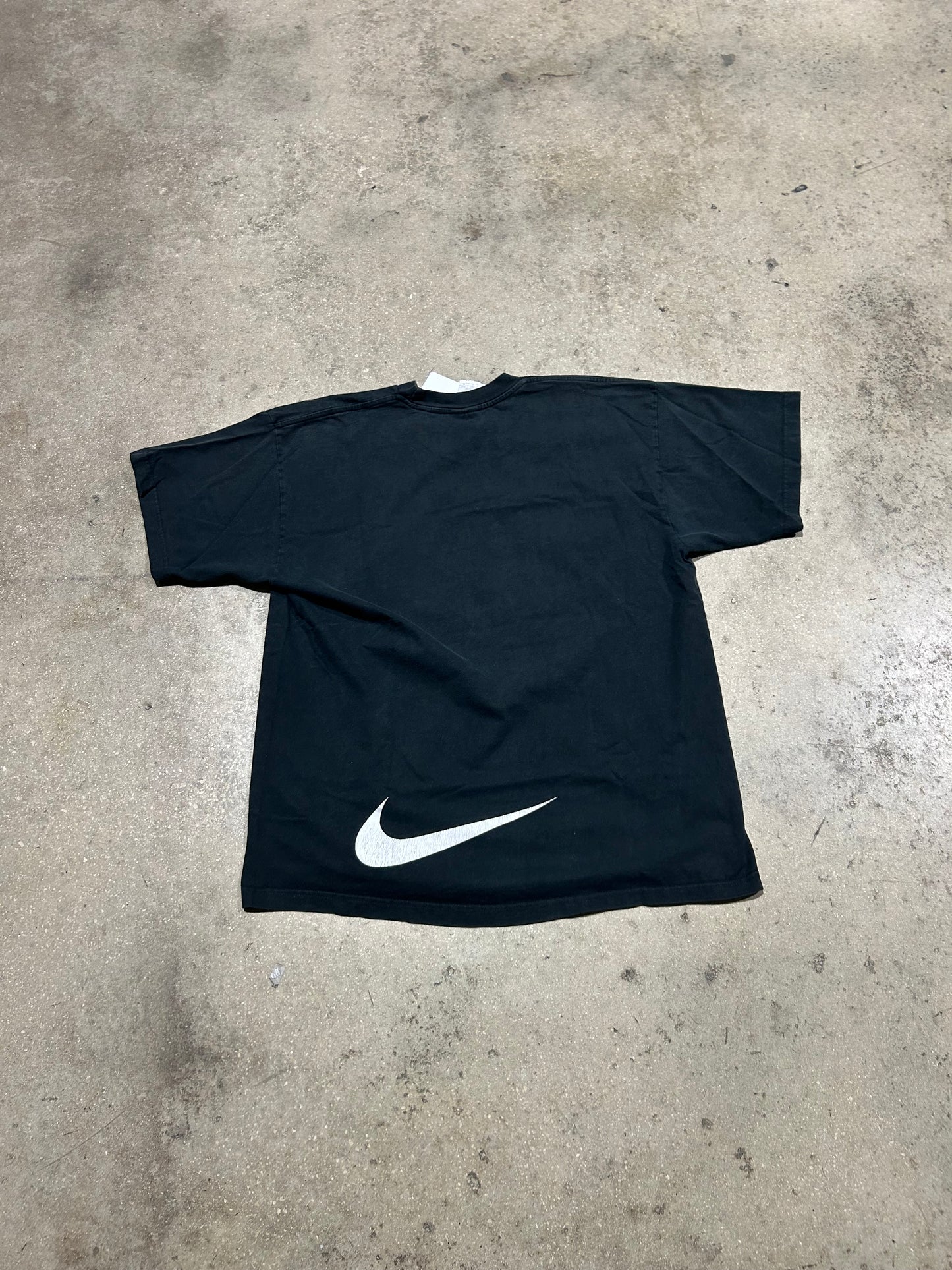 Nike Center Neck Logo Tee - Black Size XL