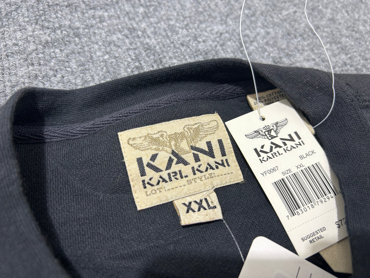 Karl Kani Crewneck - Black/White Size XXL