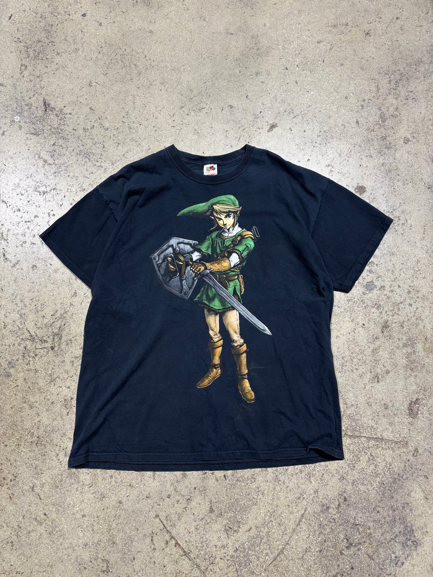 Legend Of Zelda Twilight Princess Tee - Black Size XXL (24.5x30)