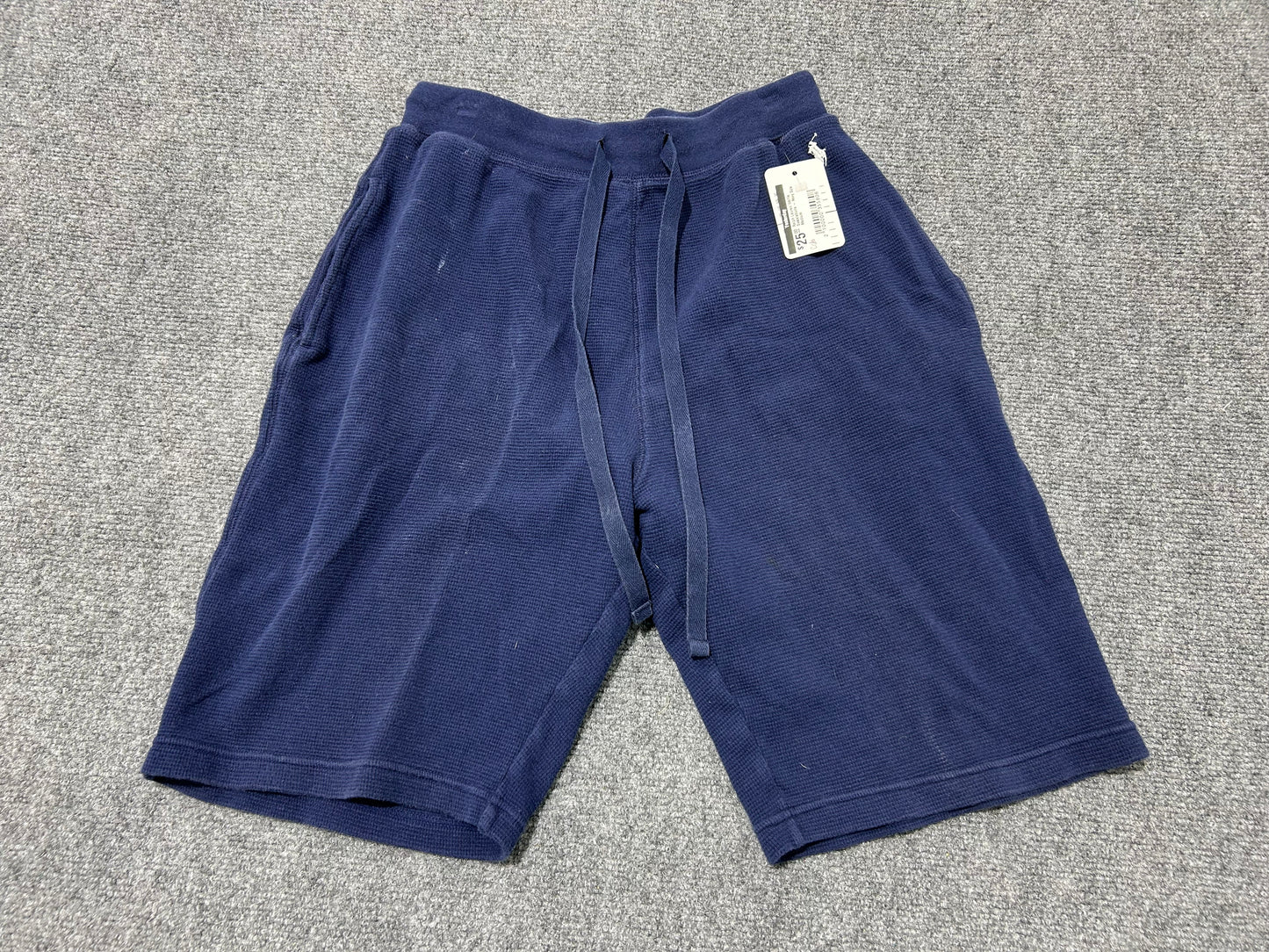Ralph Lauren Waffle Sweatshorts - Navy Size Medium