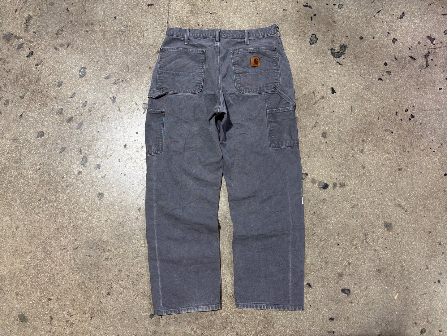 Carhartt Double Knee Carpenter Pants - Grey Size 32