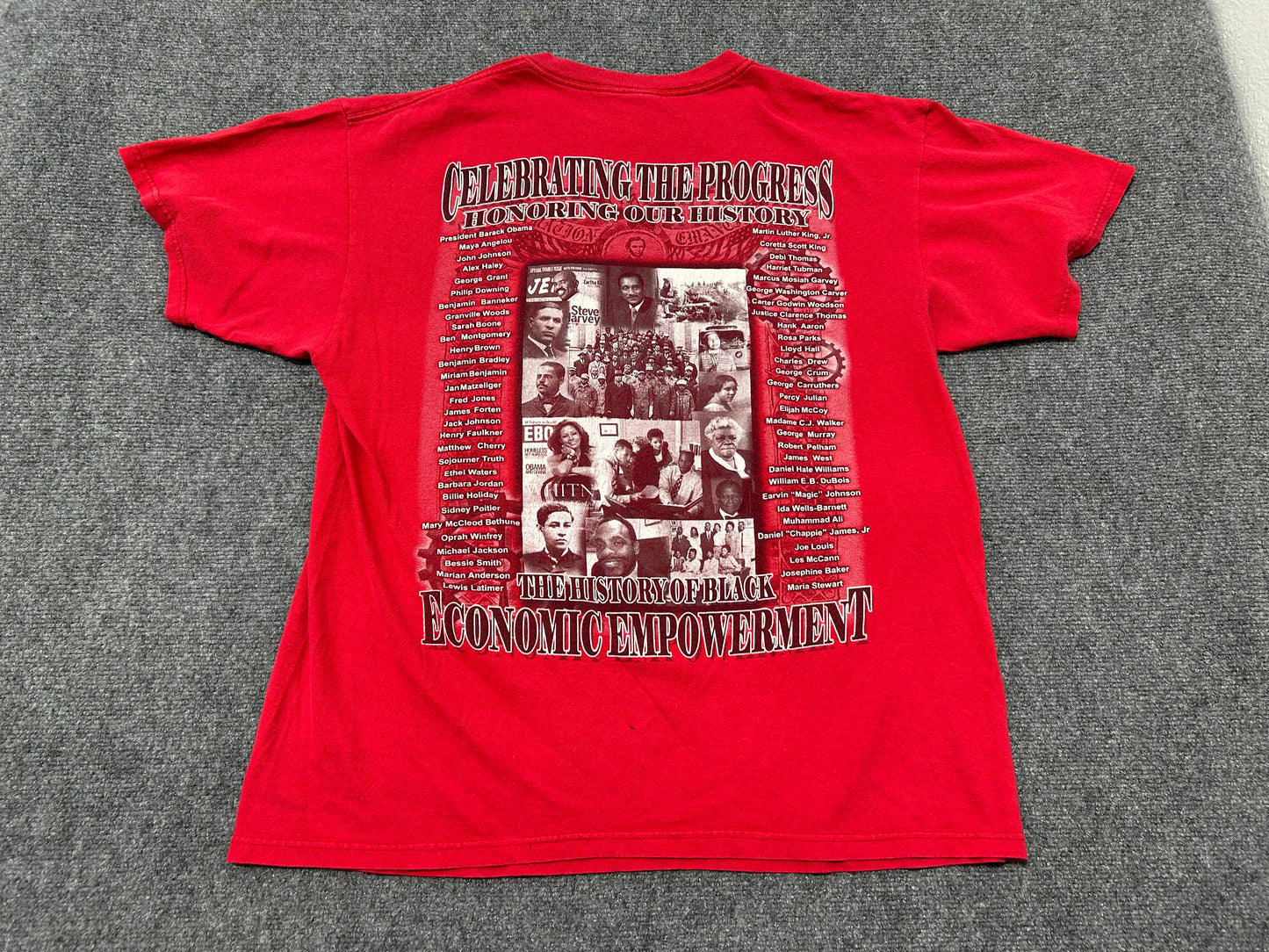 Celebrating Black History Month Tee - Red Size XL
