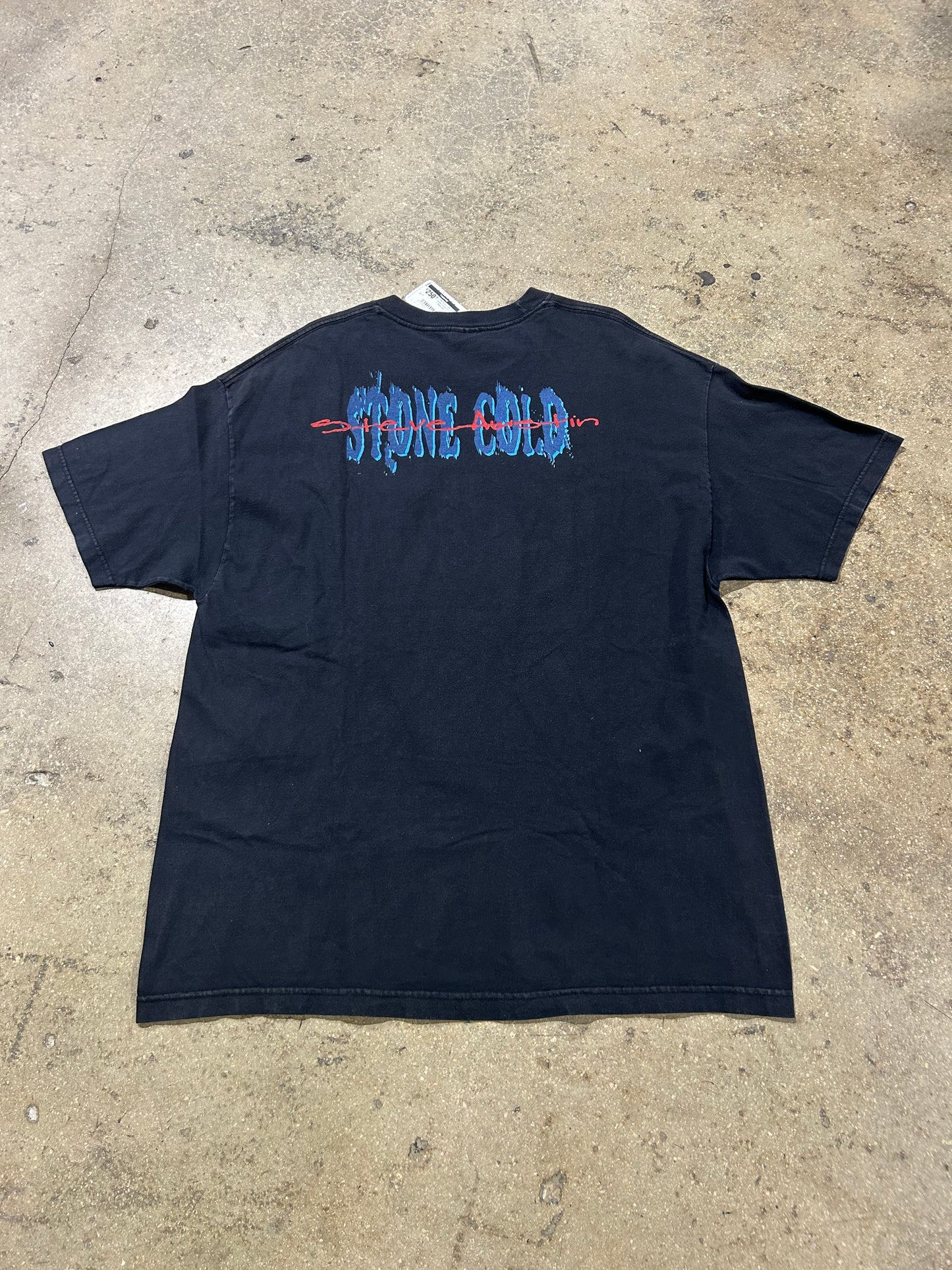 1999 Stone Cold Steve Austin Snake Arms Tee - Black Size XXL