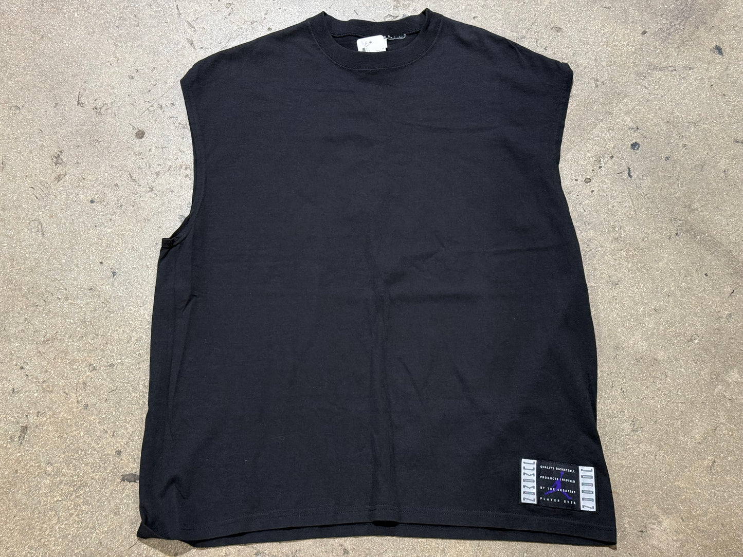 Nike Air Jordan Concord XI Sleeveless Tee - Black Size XXL