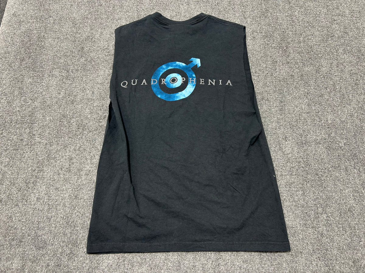 2004 The Who Quadrophenia Cutoff Tee - Black Size Medium