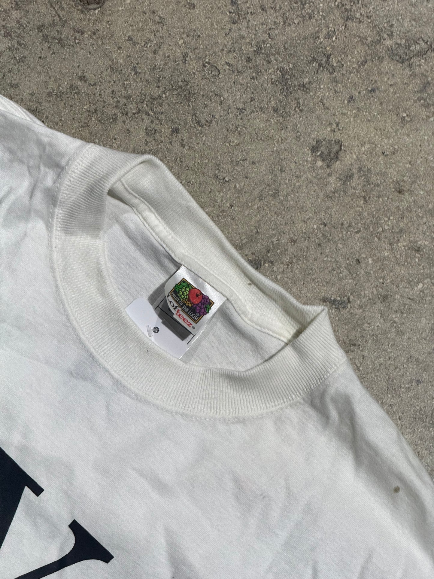 New York City Classic Logo Tee - White Size XL