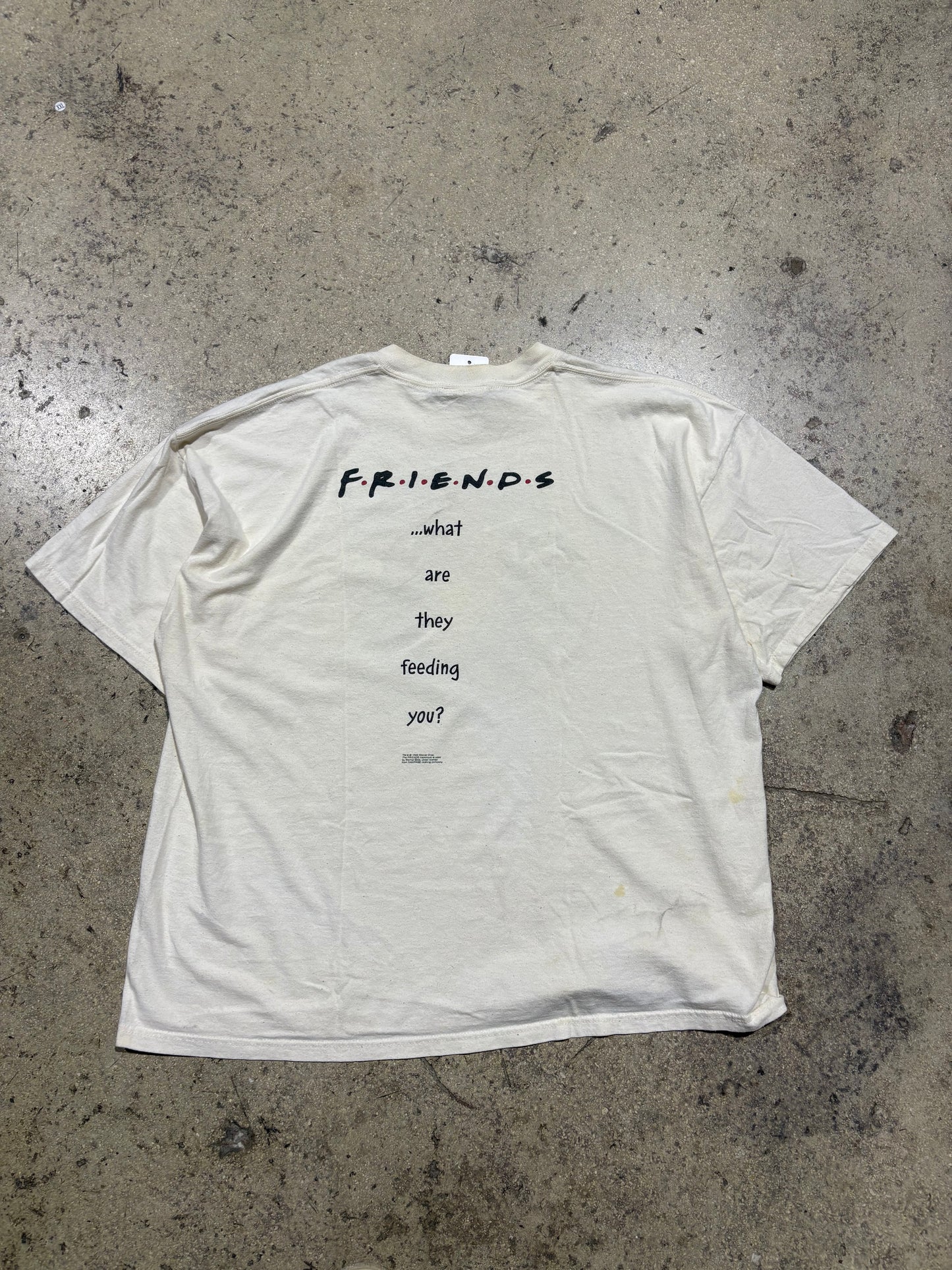 Friend Smelly Cat Tee - White Size XXL (25 x 29)