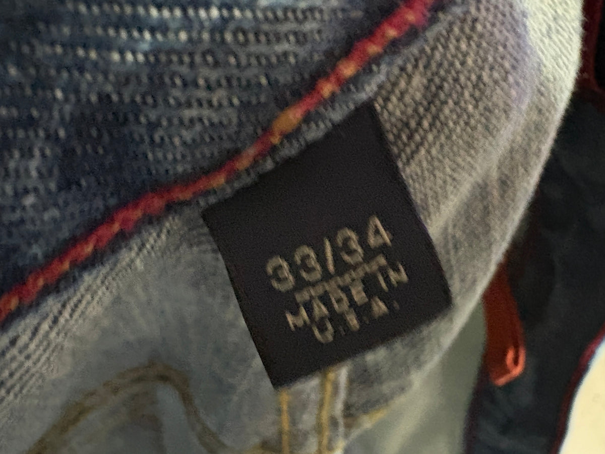 Banana Republic Flap Pocket Boot Cut Jeans - Blue Size 33 x 34