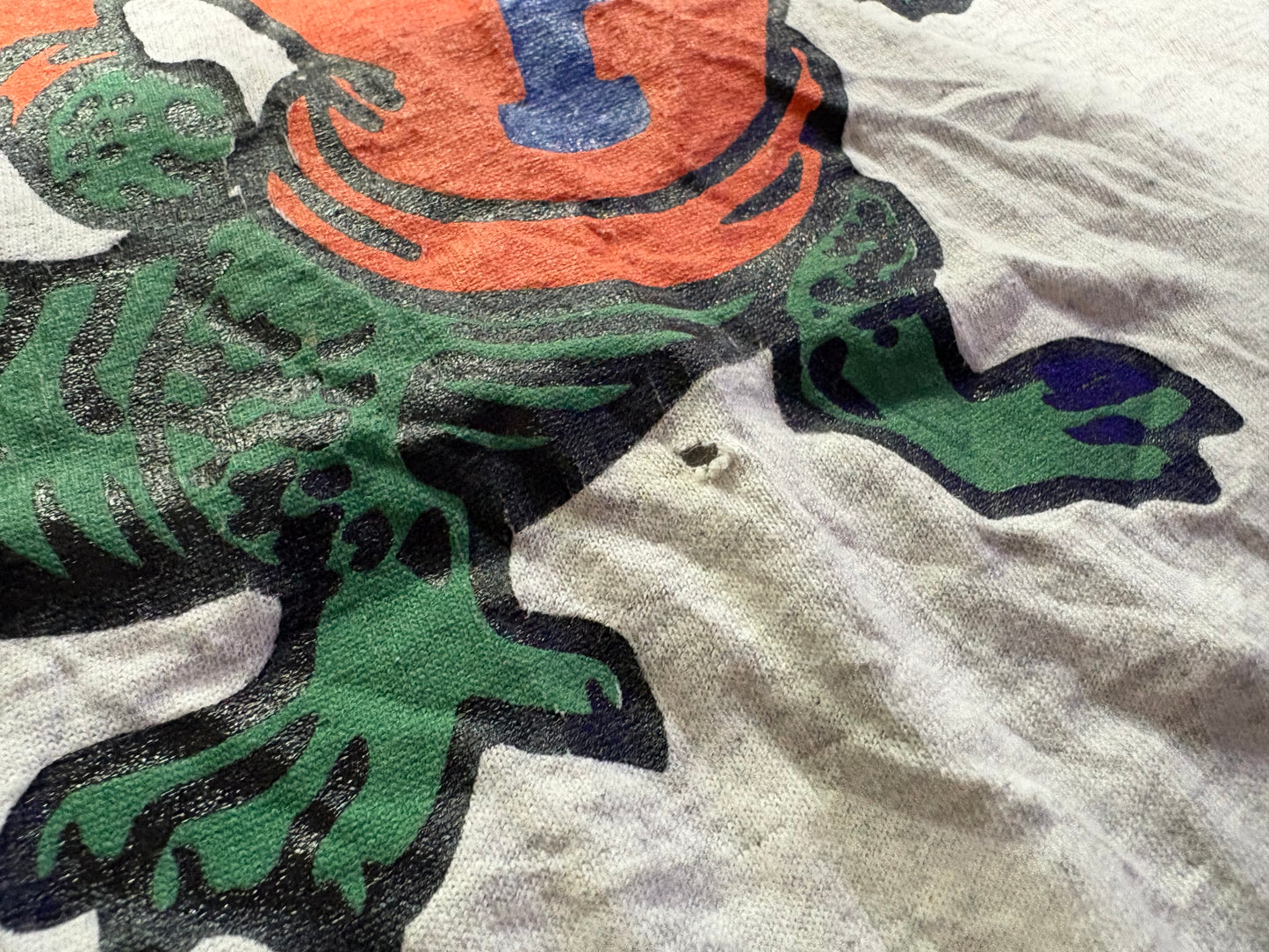 University of Florida Classic Gators Logo Tee - Grey Size Large