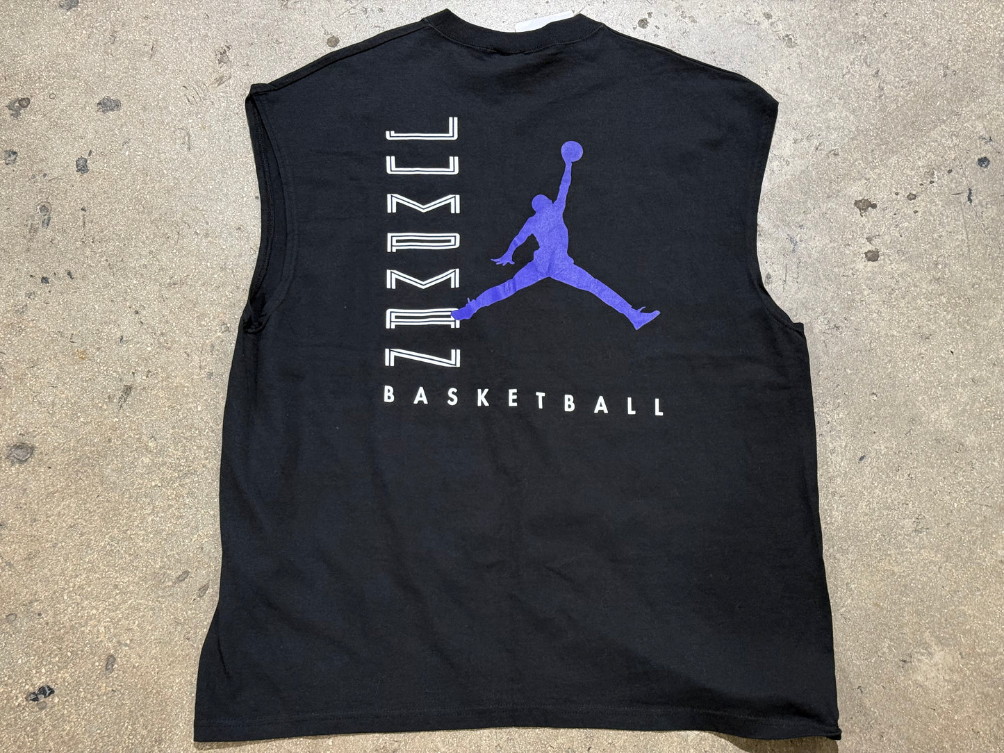 Nike Air Jordan Concord XI Sleeveless Tee - Black Size XXL
