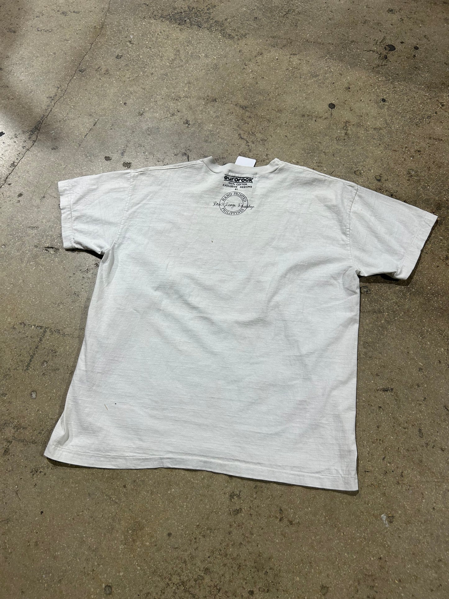 Madonna Euro Rock Tee - White/Multi Size Small