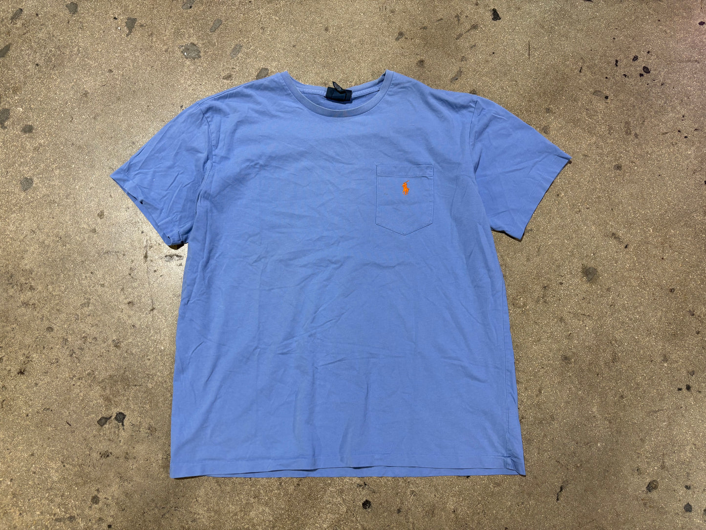 Polo Ralph Lauren Pocket Tee - Blue Size Large