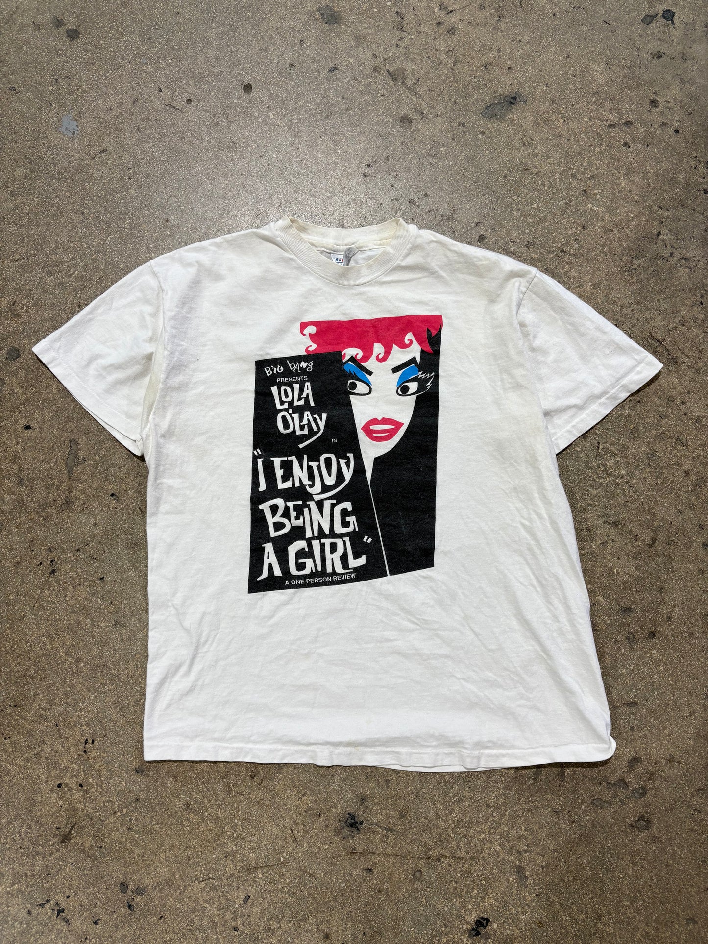 Lola O'Lay Tee - White Size Large
