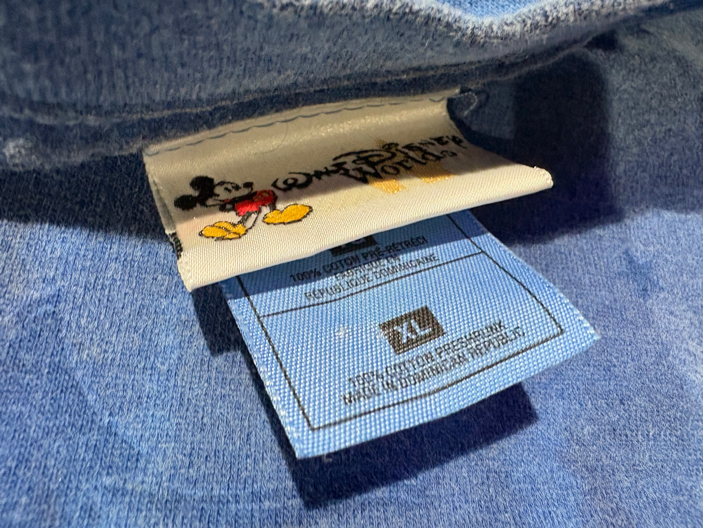 2001 Disney World Grad Night Tee - Blue Size XL