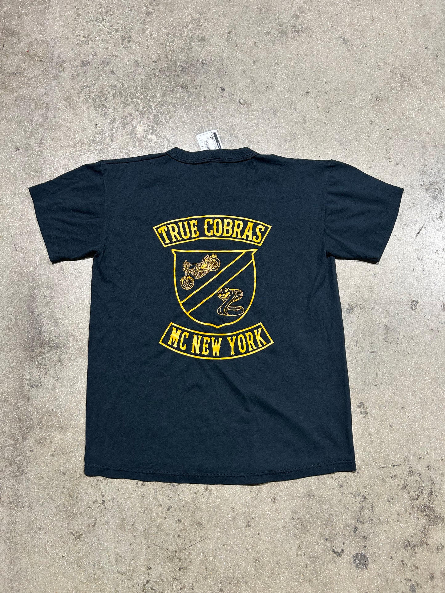 True Cobras NYC Tee - Black Size Medium