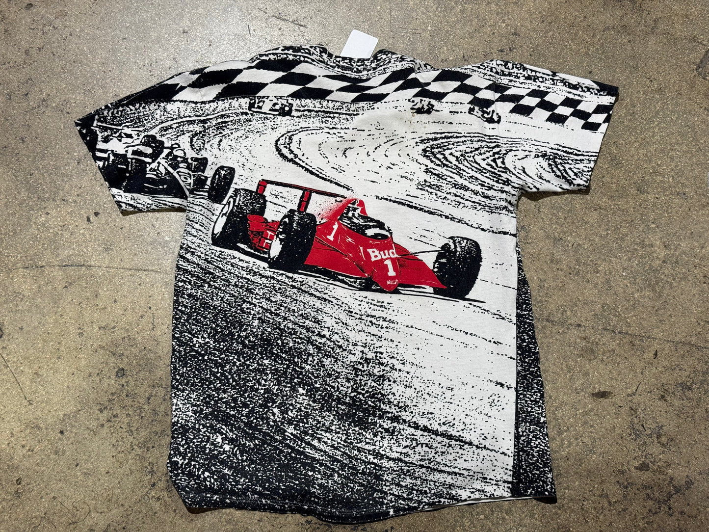 Bud King Of Beers Formula 1 AOP Tee Size Large