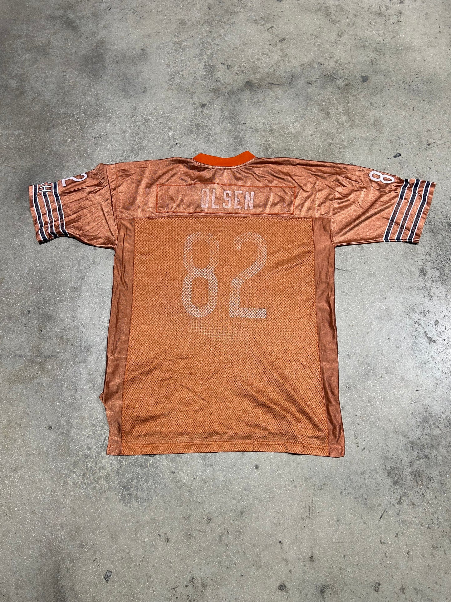 Chicago Bears Olson #82 Football Jersey - Orange Size XL
