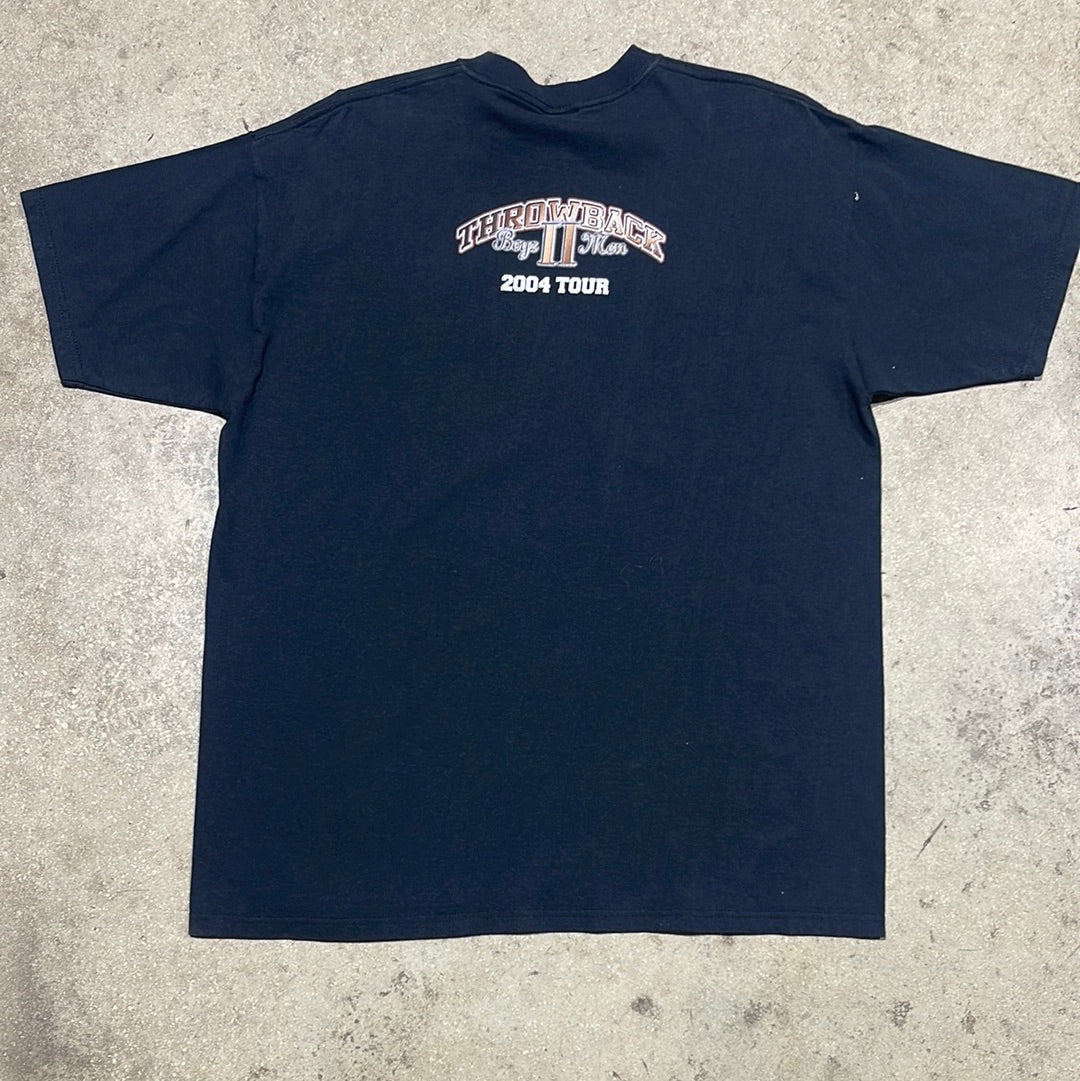 2004 Boyz II Men Throwback Tour Tee - Black Size XL