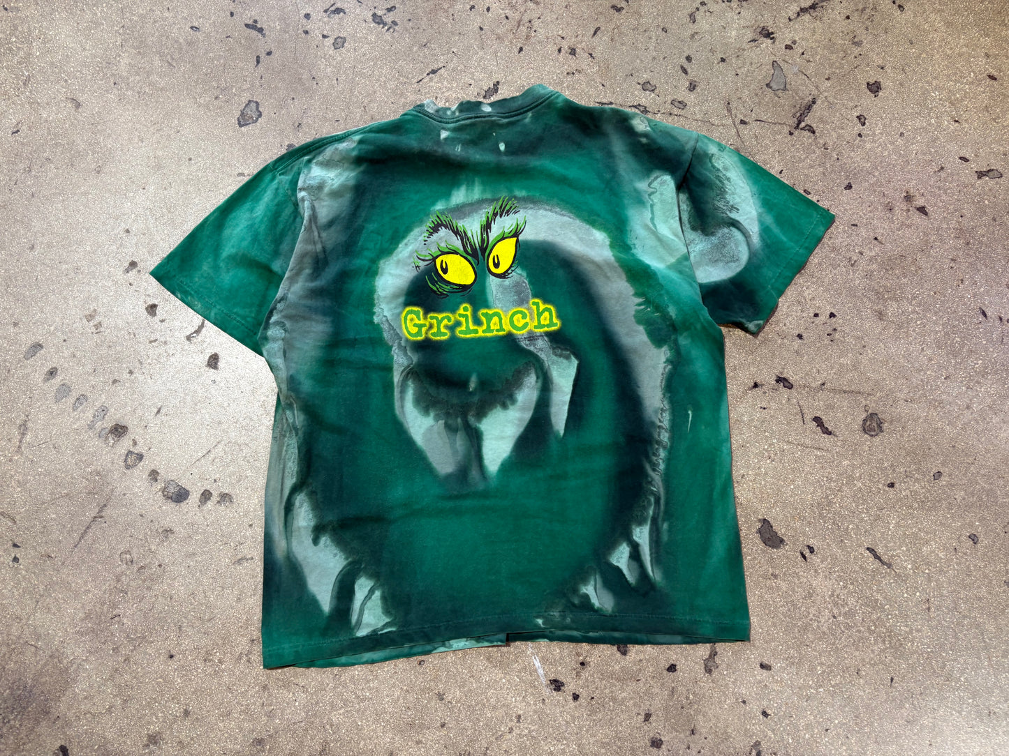 1997 The Grinch AOP Tie Dye Tee - Green Size XXL