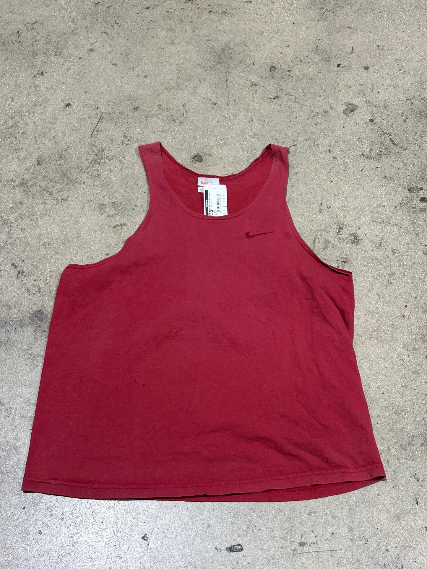 Nike Tank Top - Wine Size Large
