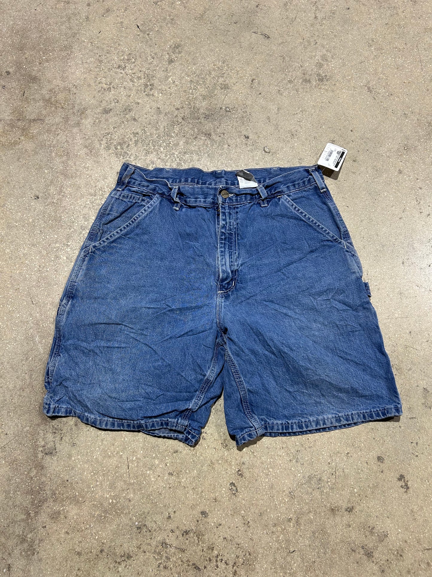 Carhartt Carpenter Denim Jorts - Blue Size 34