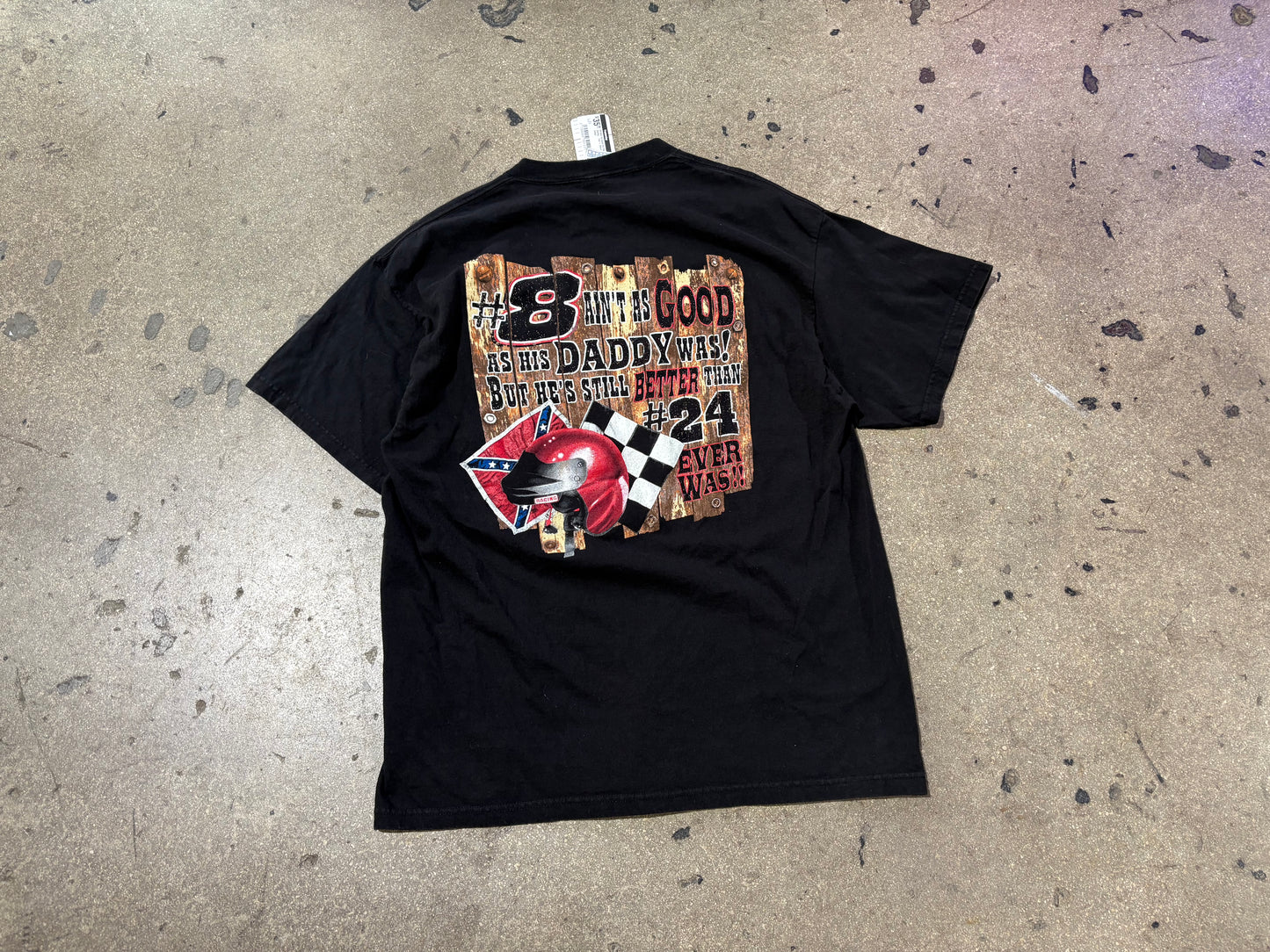 #8 Aint As Good As His Daddy... Tee - Black Size Large
