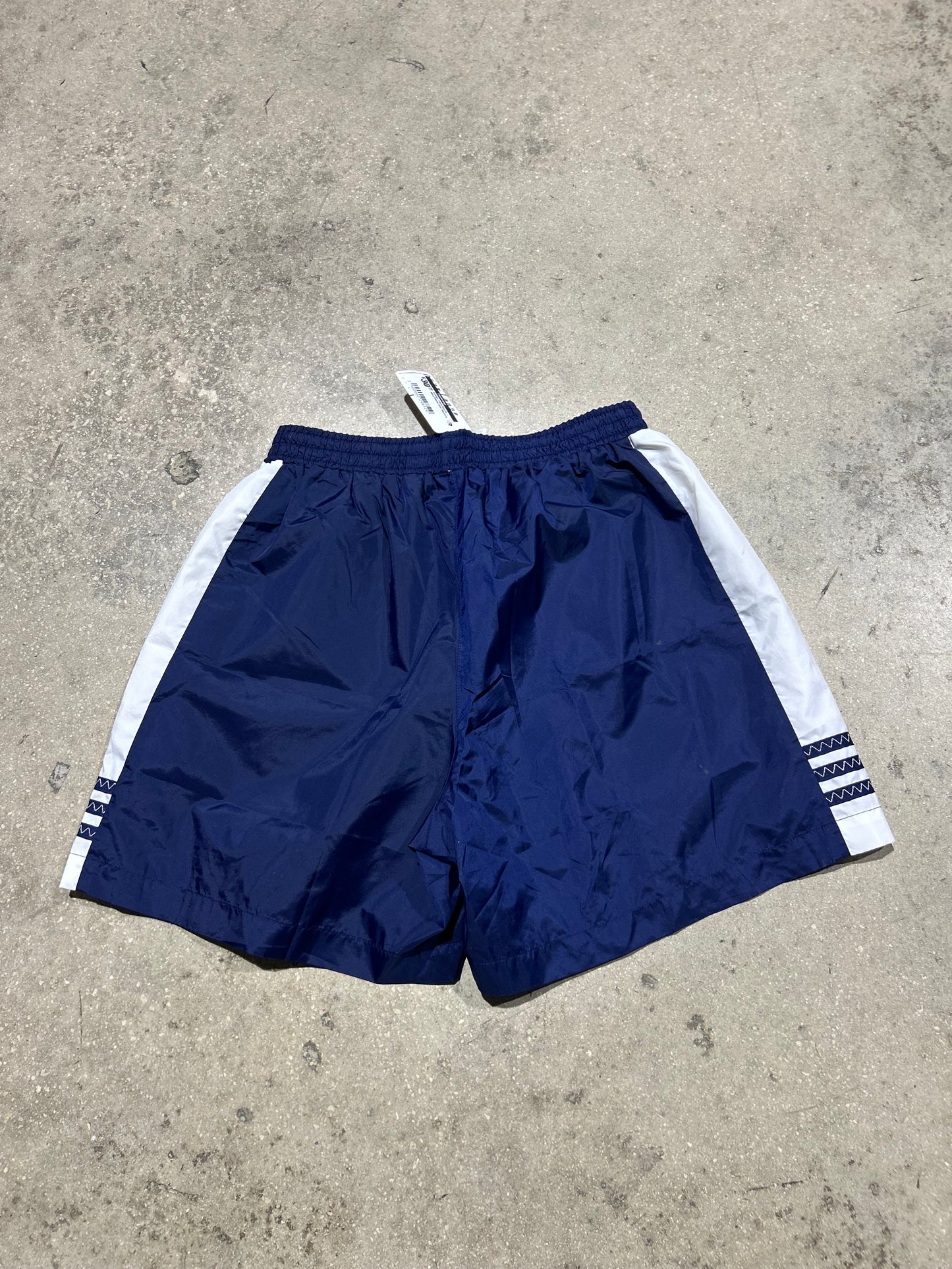 Adidas Track Shorts - Navy/White Size Medium