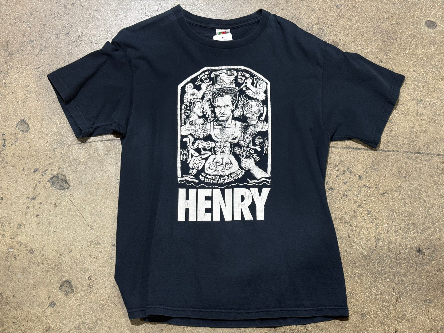 HENRY Portrait of a Serial Killer Tee - Black Size Large