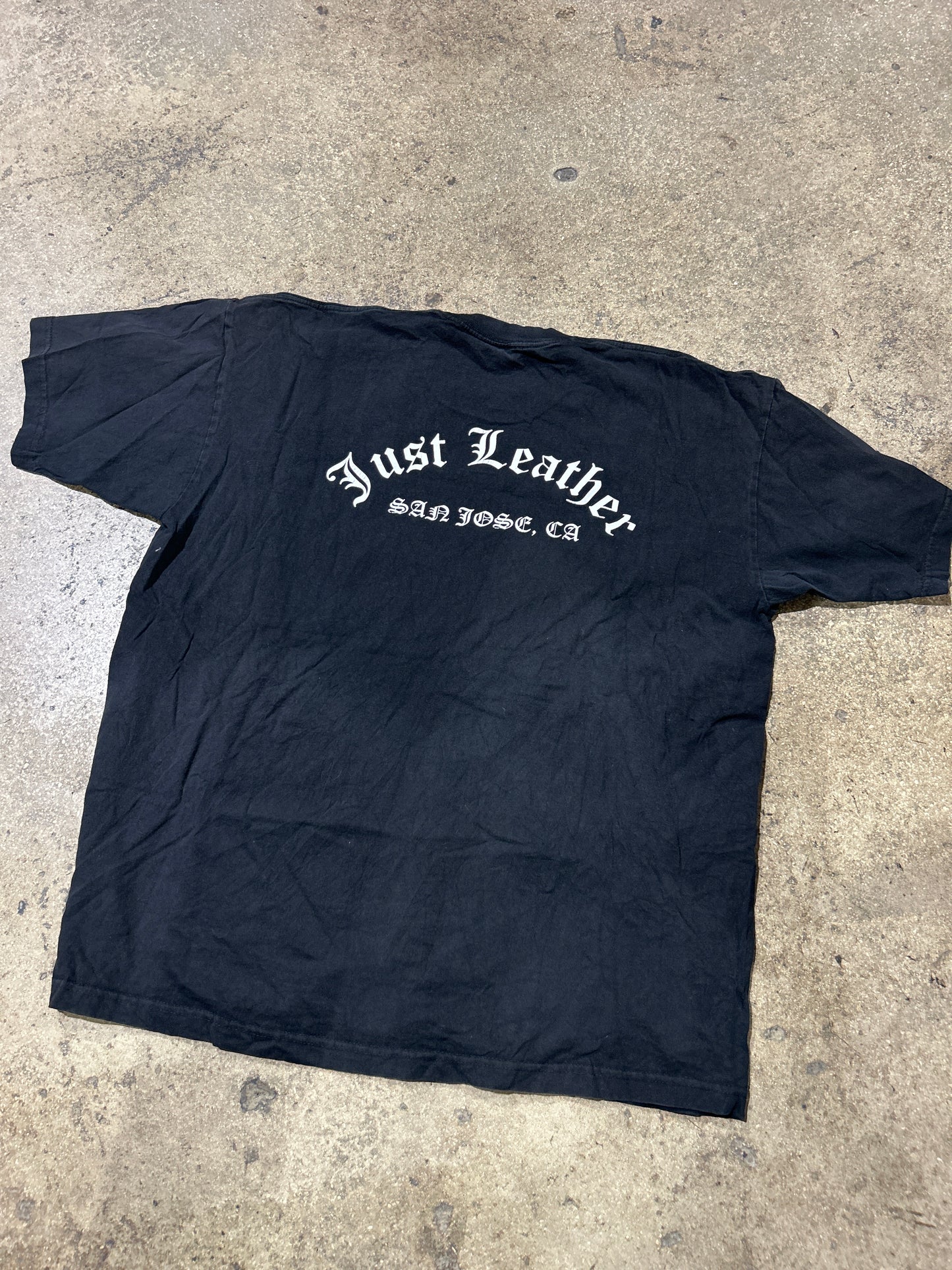 Harley Davidson Just Leather San Jose, CA Tee - Black Size XXL