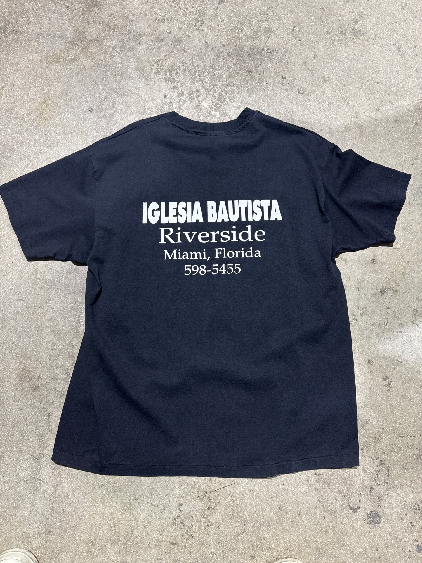 1991 La Biblia Riverside Tee - Black Size XL