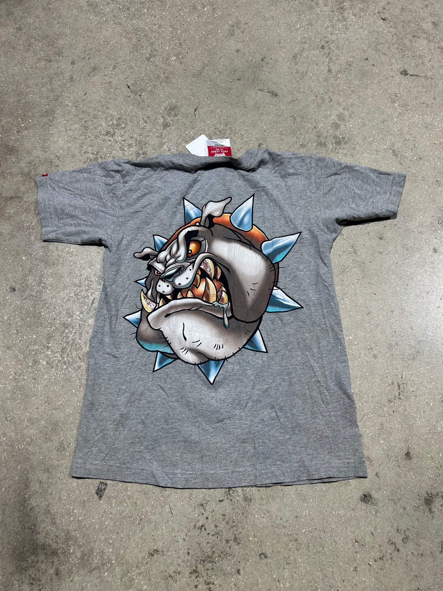 Jnco Bulldog Tee - Gray Size Small