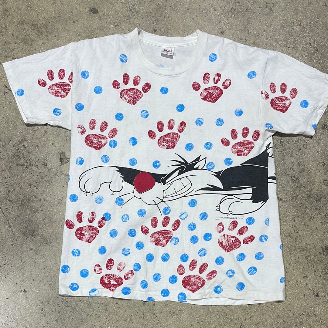 1992 Sylvester Tee - White Size XL