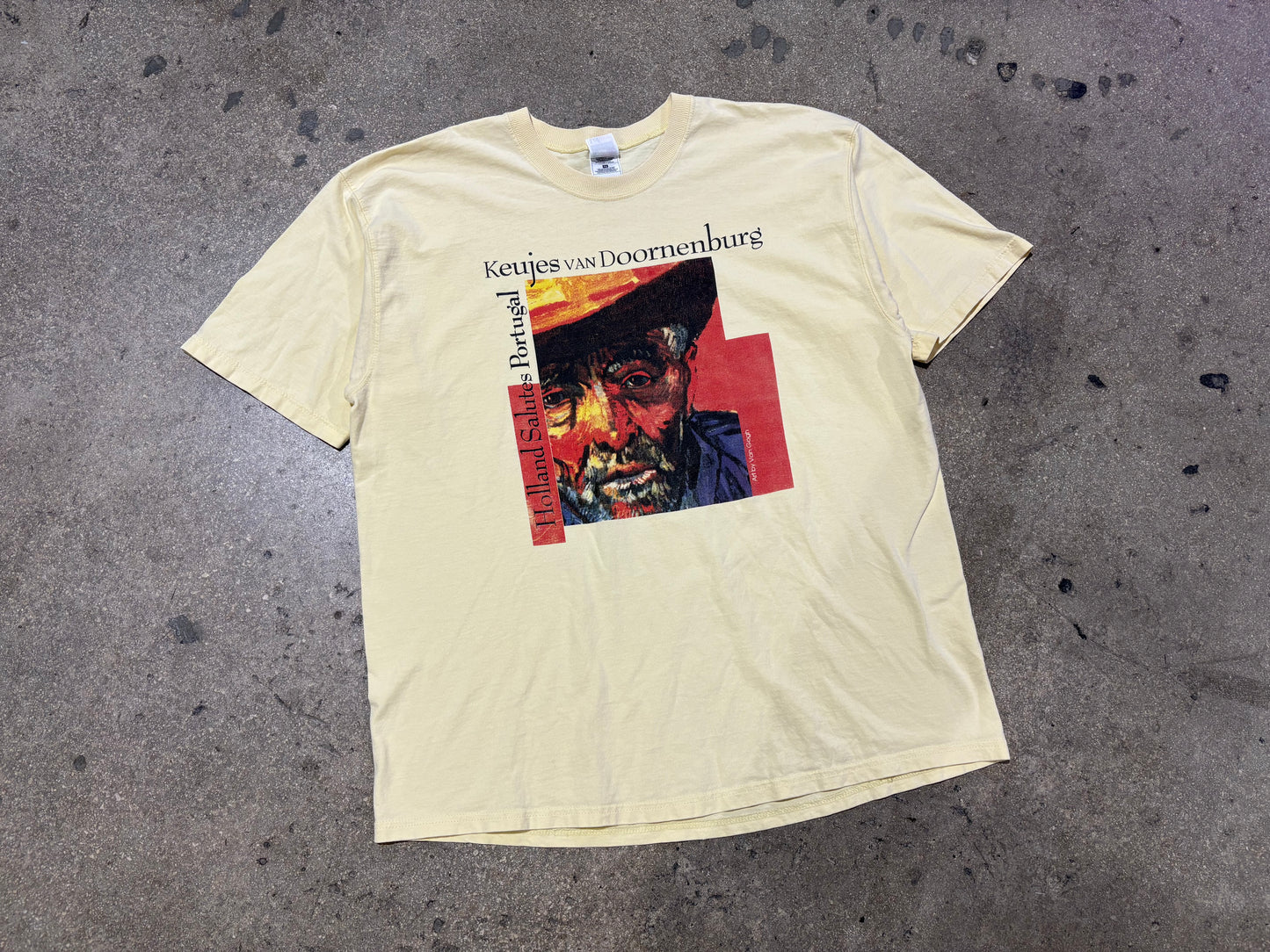 Van Gogh Keujes Van Doornenburg Tee - Yellow Size XL