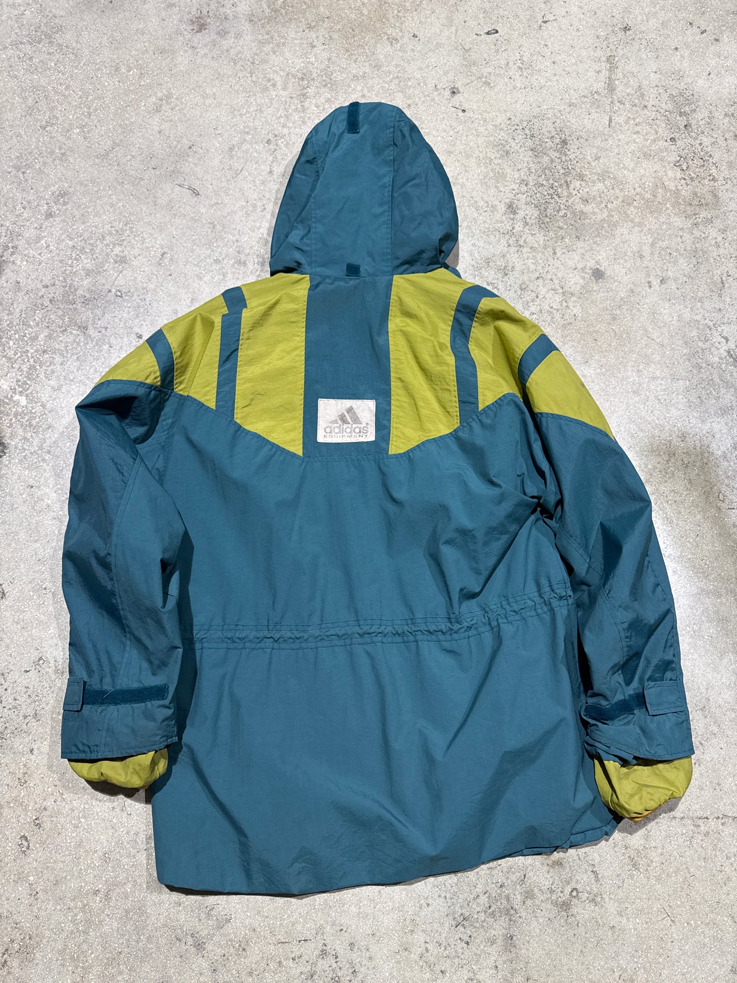 Adidas Equipment Color Blocked Windbreaker Jacket - Size XL