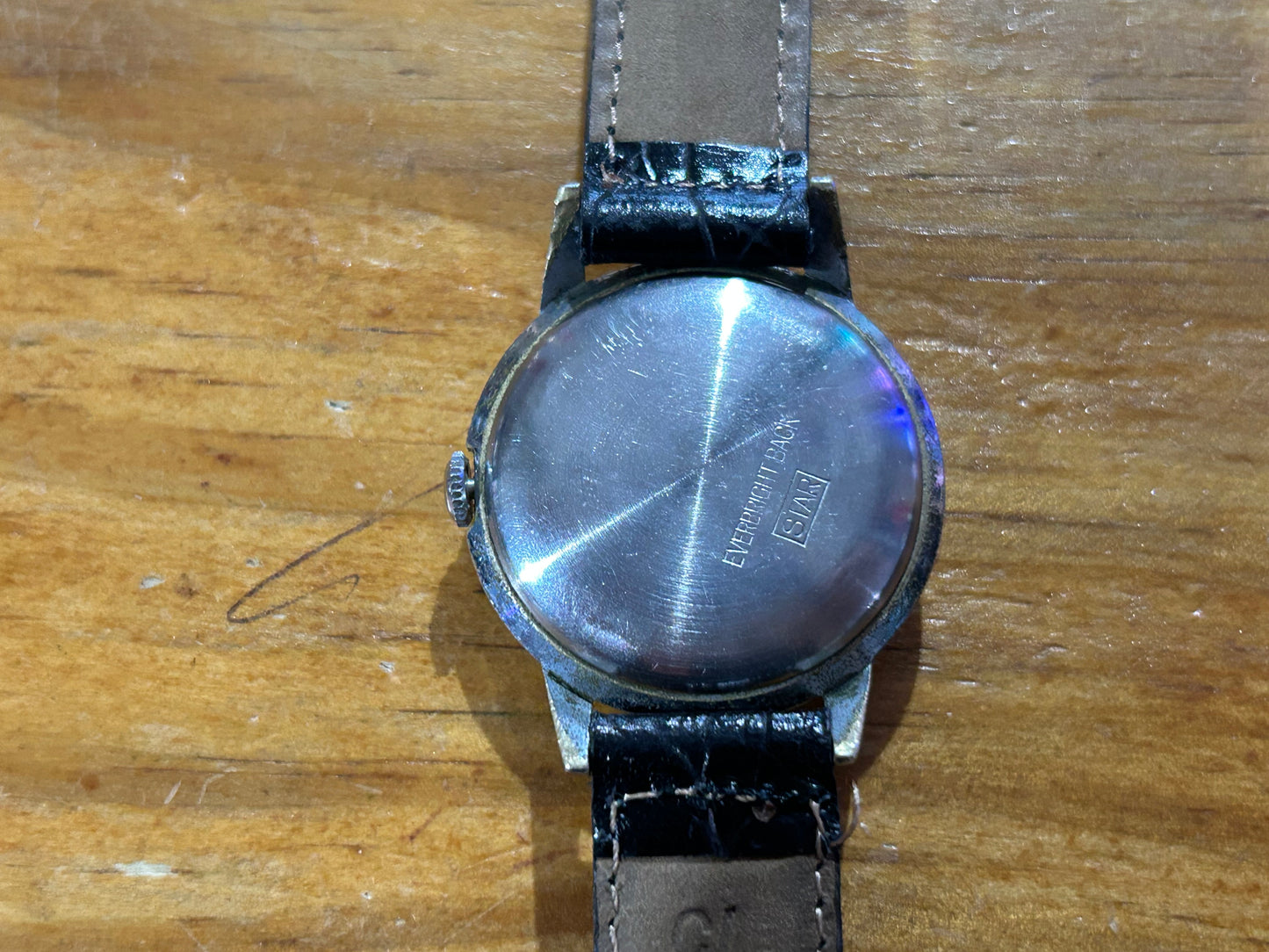 1950s Citizen Circle Face Watch - Black