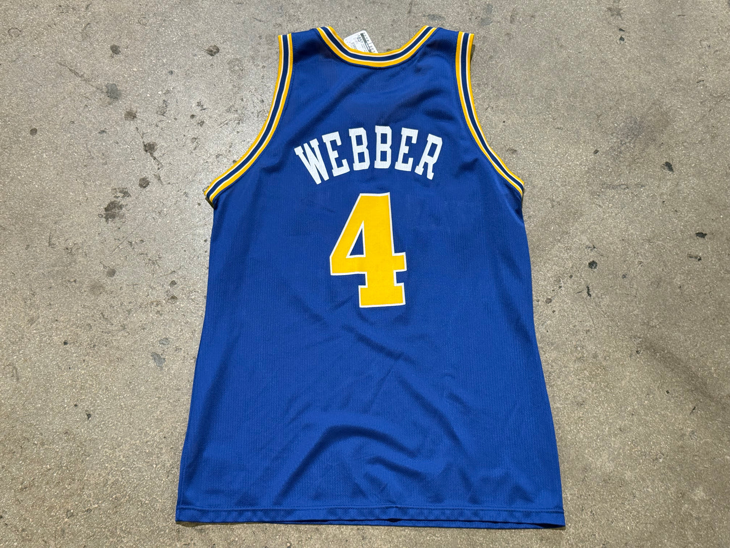 Champion GSW Webber #4 Jersey - Blue Size 48/XL