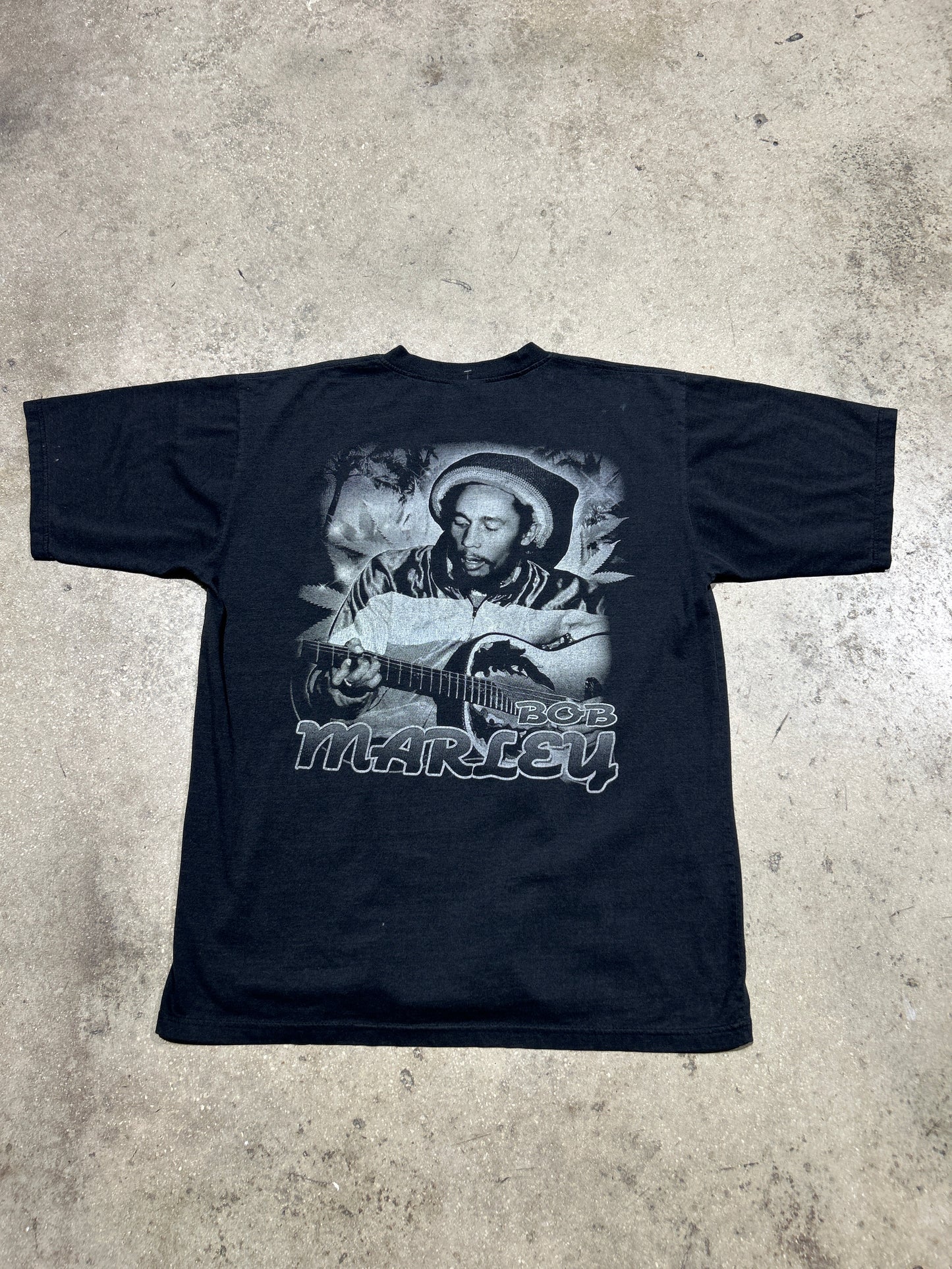 Bob Marley Guitar Tee - Black Size XXL