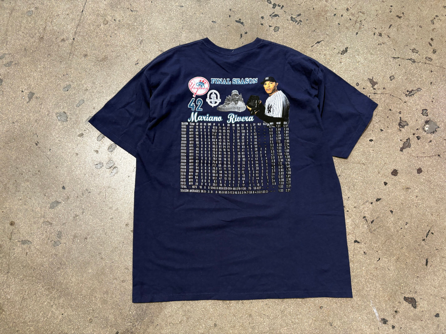 Marinao Rivera Legends Tee - Navy size XXL