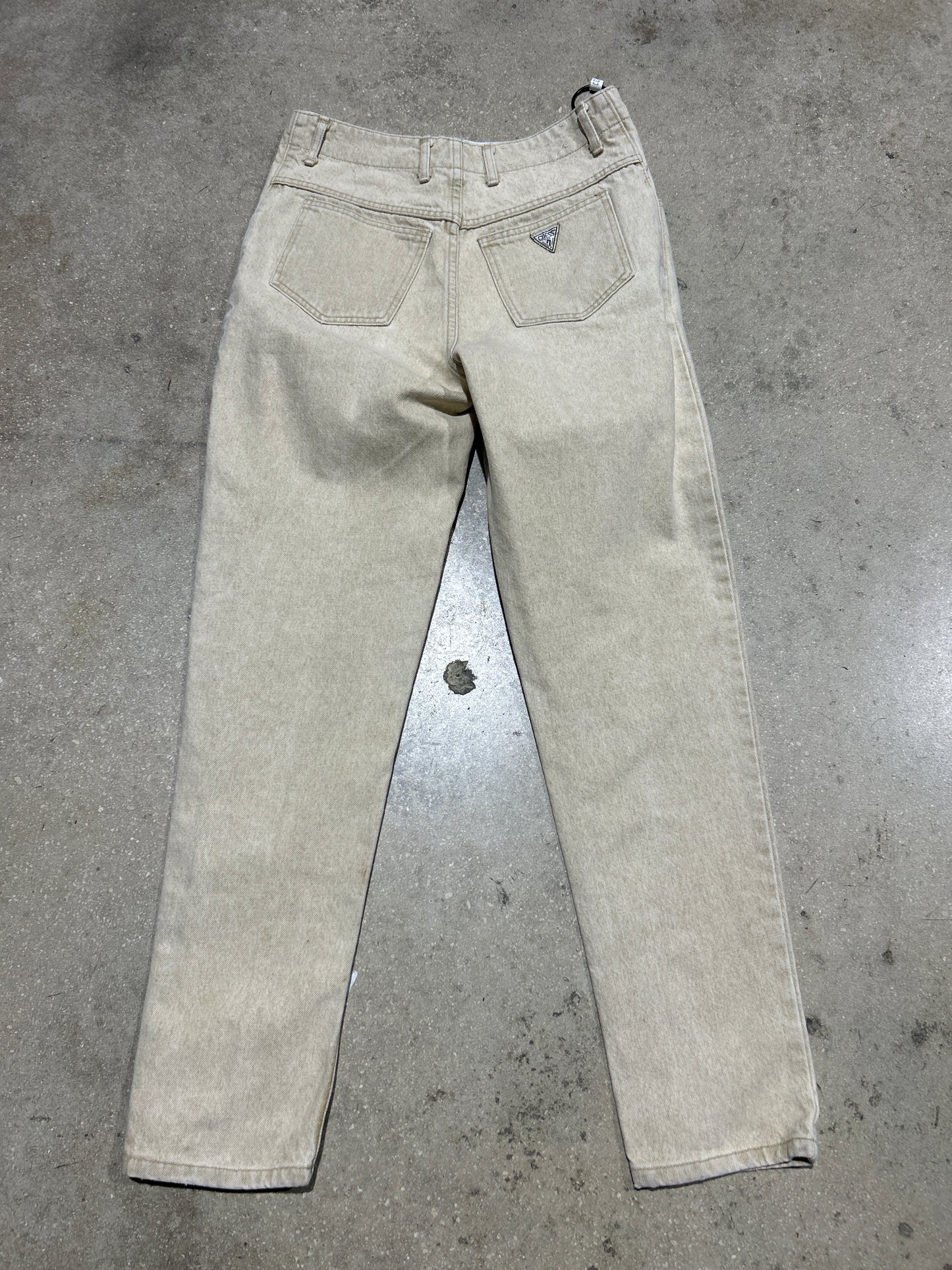 Georges Marciano for Guess Tapered Denim Jeans - Khaki Size 31x30