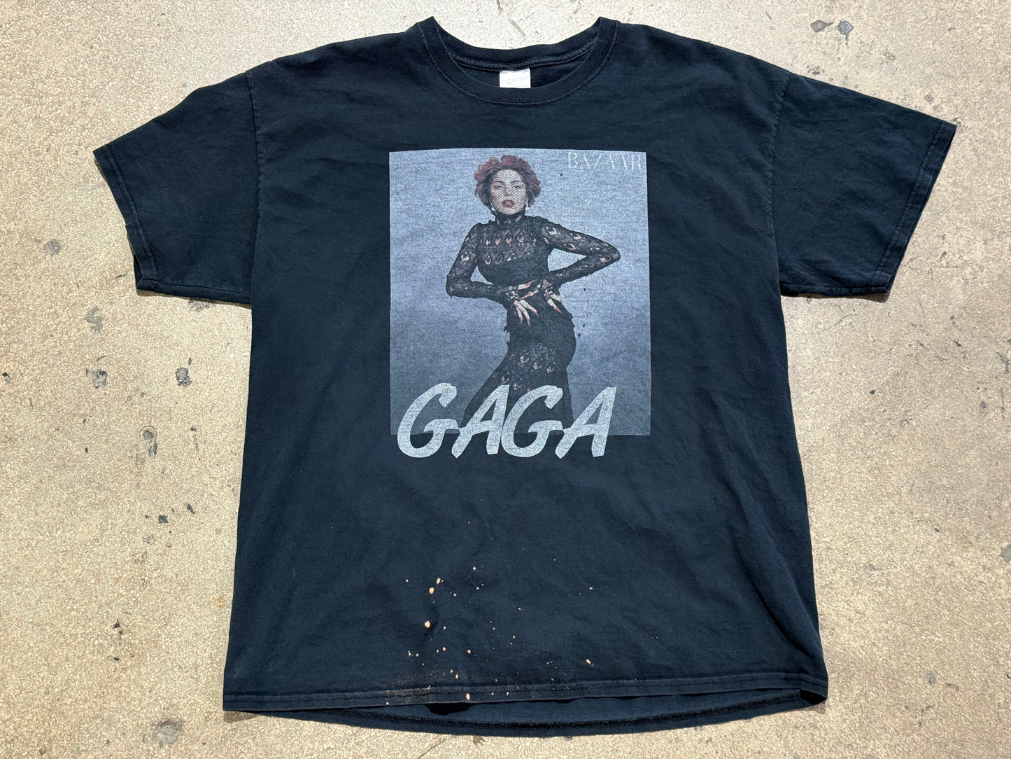 Lady Gaga BAZAAR Tee - Black Size XL