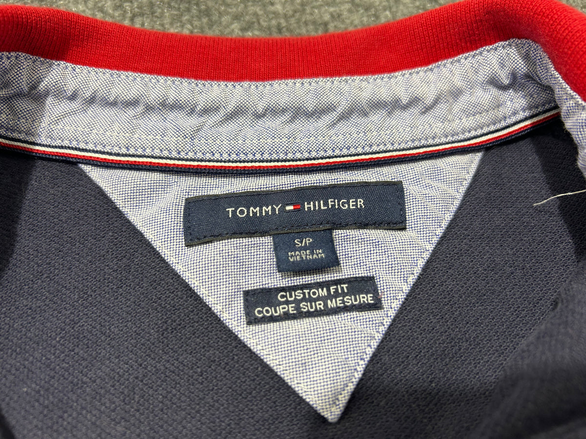 Tommy Hilfiger Stars and Stripes Polo - Navy/red/White Size Small