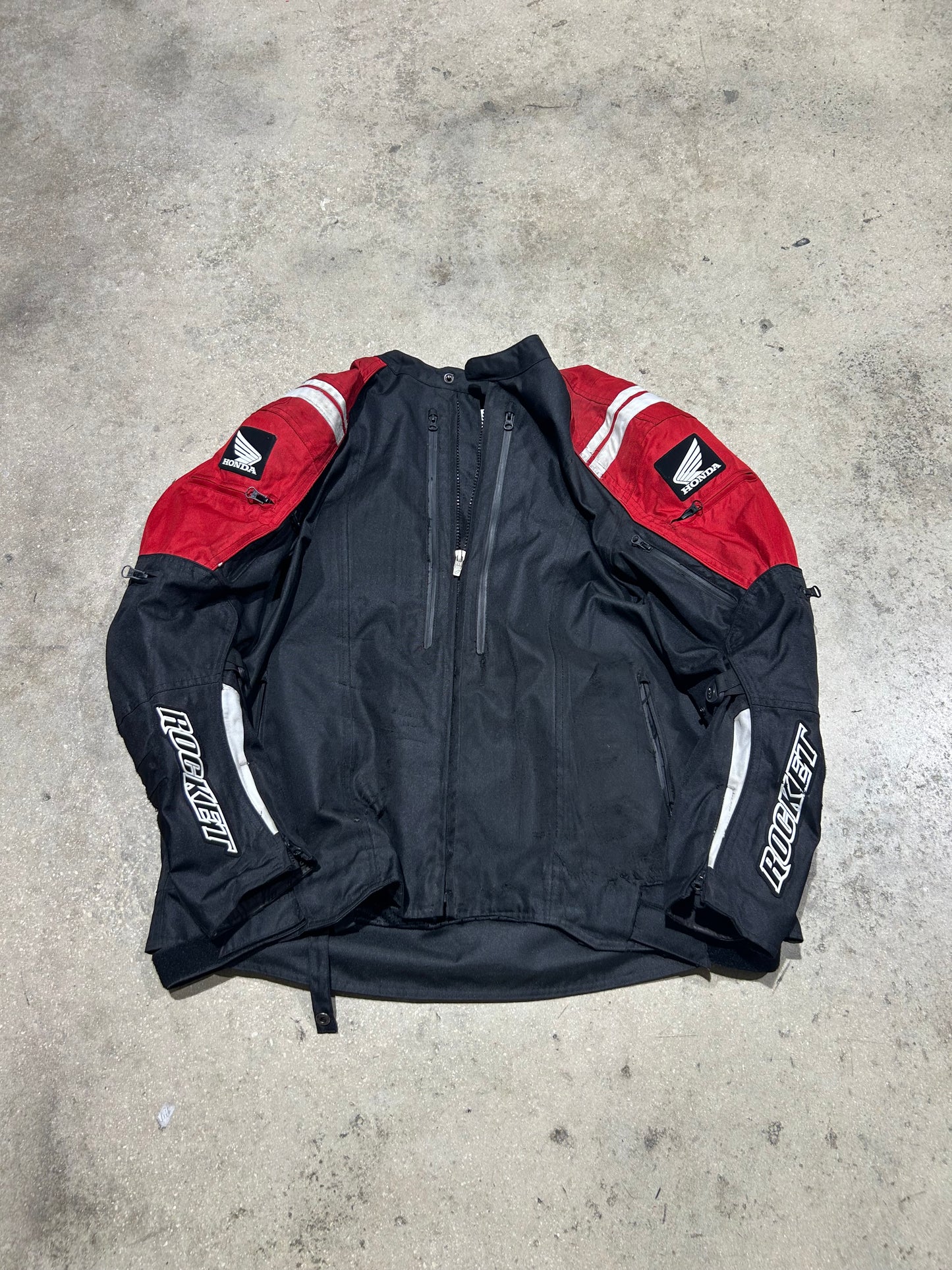 Honda Racing Bike Jacket - Black/Red Size XXXL