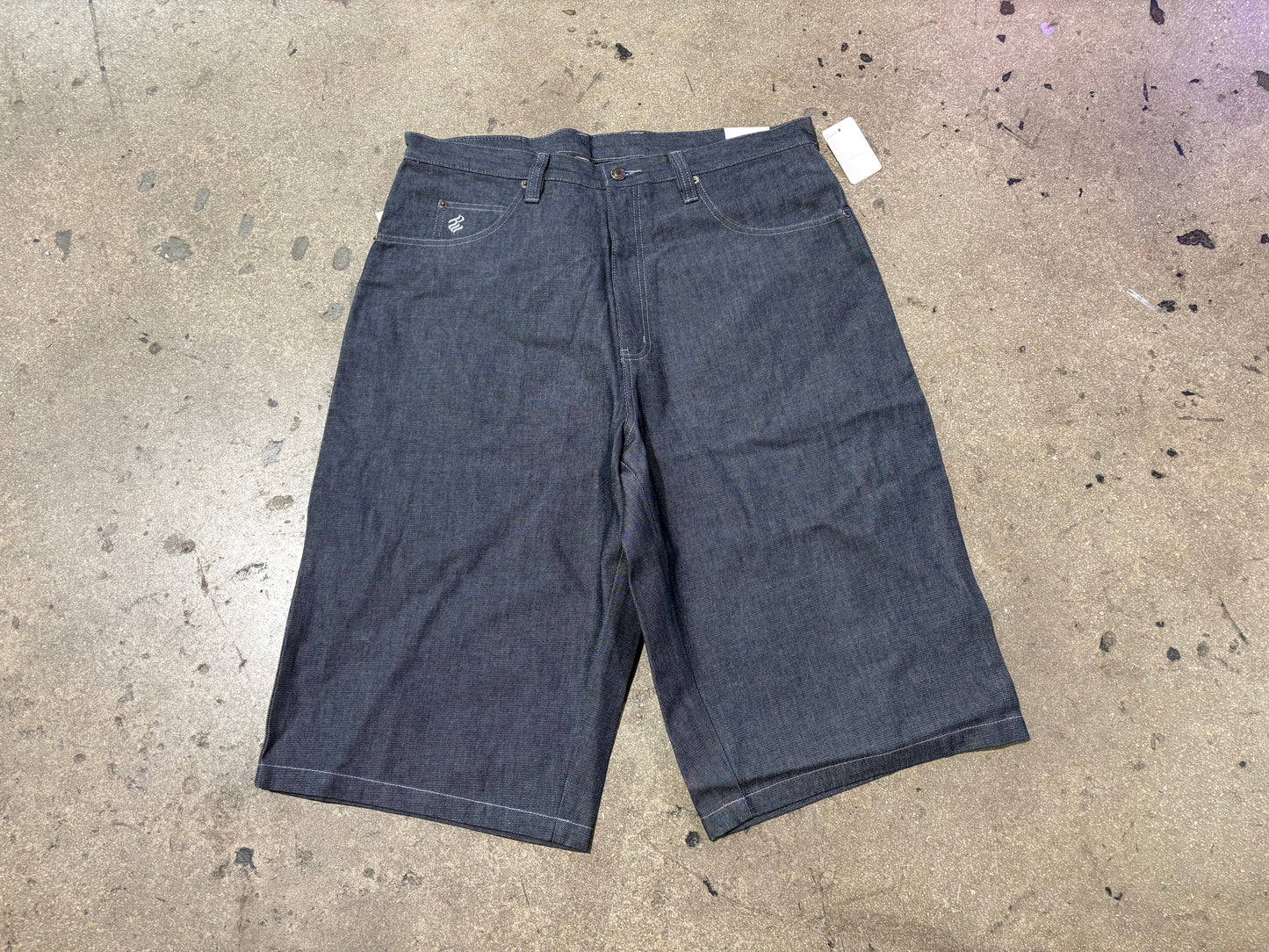 Rocawear All American Denim Jean Shorts - Blue Size 38