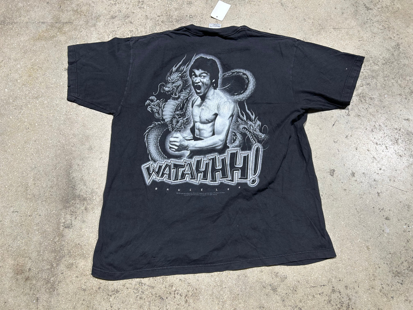 Bruce Lee Watahhh Tee - Black Size XL